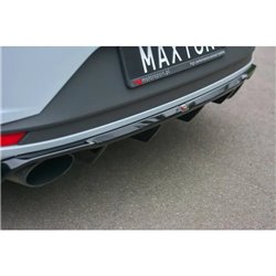 Maxton - Diffuseur Arrière Complet Seat Leon III Cupra Noir Brillant