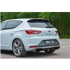 Maxton - Diffuseur Arrière Complet Seat Leon III Cupra Noir Brillant