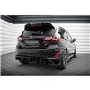 Maxton - Diffuseur Arrière Complet V.2 Ford FIesta Mk8 ST Noir Brillant