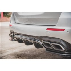 Maxton - Diffuseur Arrière Complet Mercedes-Benz E63 AMG Estate S213 Noir Brillant