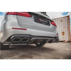 Maxton - Diffuseur Arrière Complet Mercedes-Benz E63 AMG Estate S213 Noir Brillant