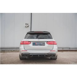 Maxton - Diffuseur Arrière Complet Mercedes-Benz E63 AMG Estate S213 Noir Brillant