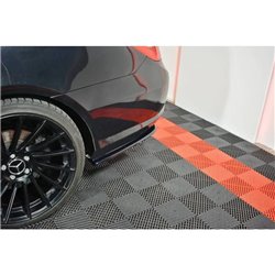 Maxton - Lame Du Pare-Chocs Arriere Mercedes-Benz E-Class W207 Coupe AMG-Line Noir Brillant