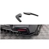 Maxton - Lame du pare-chocs arriere BMW 1 F20 Facelift M-power Noir Brillant