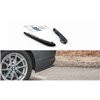 Maxton - Lames De Pare-Chocs Arrière Latérales BMW 3 E91 Facelift Noir Brillant