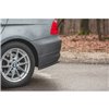 Maxton - Lames De Pare-Chocs Arrière Latérales BMW 3 E91 Facelift Noir Brillant
