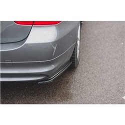 Maxton - Lames De Pare-Chocs Arrière Latérales BMW 3 E91 Facelift Noir Brillant