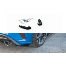 Maxton - Lame Du Pare-Chocs Arriere V.1 Ford Focus ST Mk4 Noir Brillant