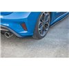Maxton - Lame Du Pare-Chocs Arriere V.1 Ford Focus ST Mk4 Noir Brillant