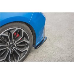 Maxton - Lame Du Pare-Chocs Arriere V.1 Ford Focus ST Mk4 Noir Brillant