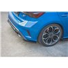Maxton - Lame Du Pare-Chocs Arriere V.1 Ford Focus ST Mk4 Noir Brillant