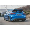 Maxton - Lame Du Pare-Chocs Arriere V.1 Ford Focus ST Mk4 Noir Brillant