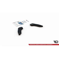 Maxton - Lame Du Pare-Chocs Arriere V.1 Ford Focus ST Mk4 Noir Brillant