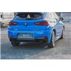 Maxton - Lame Du Pare-Chocs Arriere BMW X2 F39 M-Pack Noir Brillant