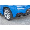 Maxton - Lame Du Pare-Chocs Arriere BMW X2 F39 M-Pack Noir Brillant