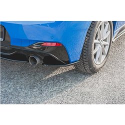 Maxton - Lame Du Pare-Chocs Arriere BMW X2 F39 M-Pack Noir Brillant