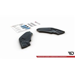 Maxton - Lame Du Pare-Chocs Arriere BMW X2 F39 M-Pack Noir Brillant
