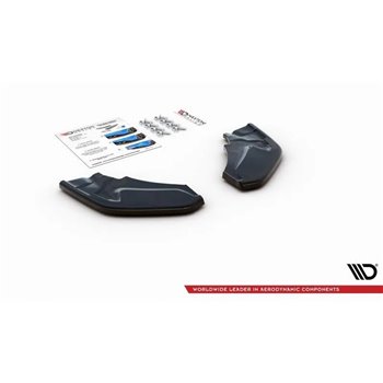 Maxton - Lame Du Pare-Chocs Arriere BMW X2 F39 M-Pack Noir Brillant