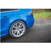 Maxton - Lames De Pare-Chocs Arrière Latérales Audi S4 / A4 S-Line B8 Sedan Noir Brillant