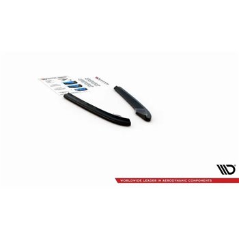 Maxton - Lames De Pare-Chocs Arrière Latérales Audi S4 / A4 S-Line B8 Sedan Noir Brillant