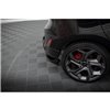 Maxton - Lames De Pare-Chocs Arrière Latérales V.2 Ford FIesta Mk8 ST Noir Brillant