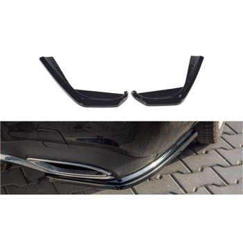 Maxton - Lame du pare-chocs arriere Mercedes-Benz E43 AMG / AMG-Line Sedan / Estate W213 / S213 Noir Brillant