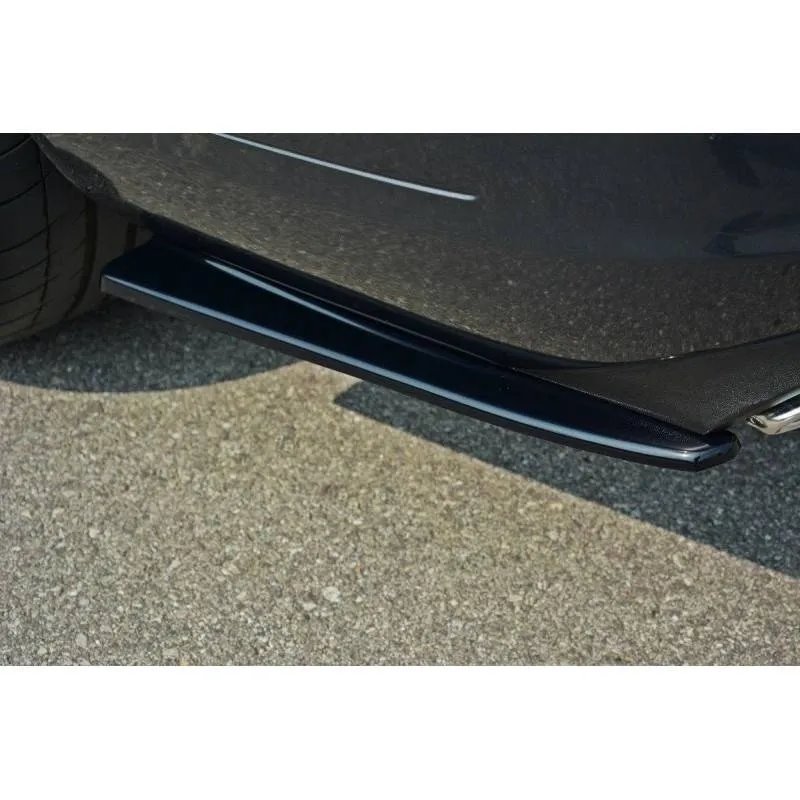 Maxton - LAME DU PARE CHOCS ARRIERE Mercedes - Benz E Coupe / Cabrio C207 Facelift / A207 Facelit Noir Brillant
