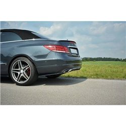 Maxton - LAME DU PARE CHOCS ARRIERE Mercedes - Benz E Coupe / Cabrio C207 Facelift / A207 Facelit Noir Brillant