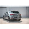 Maxton - Lames De Pare-Chocs Arrière Latérales SEAT Leon Mk3 FR Facelift Noir Brillant