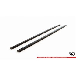 Maxton - Rajouts Des Bas De Caisse Pour V.2 VW Golf 7 GTI (étroite) Noir Brillant