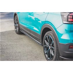 Maxton - Rajouts Des Bas De Caisse Volkswagen T-Cross Noir Brillant