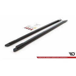 Maxton - Rajouts Des Bas De Caisse Volkswagen T-Cross Noir Brillant