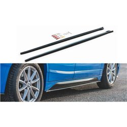 Maxton - Rajouts Des Bas De Caisse BMW X2 F39 M-Pack Noir Brillant