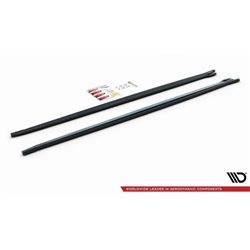 Maxton - Rajouts Des Bas De Caisse BMW X2 F39 M-Pack Noir Brillant