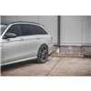 Maxton - Lames De Pare-Chocs Arrière Latérales Mercedes-Benz E63 AMG Estate/Sedan S213/W213 Noir Brillant
