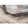 Maxton - Lames De Pare-Chocs Arrière Latérales Mercedes-Benz E63 AMG Estate/Sedan S213/W213 Noir Brillant