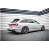 Maxton - Rajouts Des Bas De Caisse Audi A6 S-Line / S6 C8 / C8 Facelift Noir Brillant