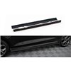 Maxton - Rajouts Des Bas De Caisse V.2 Ford Fiesta Mk8 ST / ST-Line Noir Brillant
