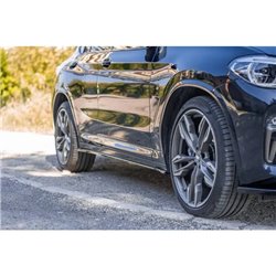 Maxton - Set des diffeuseur des bas de caisse BMW X4 M-Pack G02 Noir Brillant