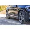 Maxton - Set des diffeuseur des bas de caisse BMW X4 M-Pack G02 Noir Brillant