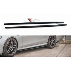 Maxton - Rajouts Des Bas De Caisse Mercedes-Benz E63 AMG Estate/Sedan S213/W213 Noir Brillant