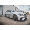 Maxton - Rajouts Des Bas De Caisse Mercedes-Benz E63 AMG Estate/Sedan S213/W213 Noir Brillant