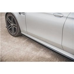 Maxton - Rajouts Des Bas De Caisse Mercedes-Benz E63 AMG Estate/Sedan S213/W213 Noir Brillant