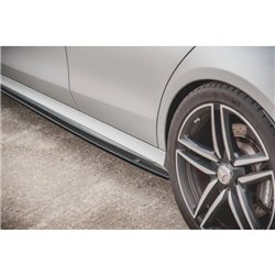 Maxton - Rajouts Des Bas De Caisse Mercedes-Benz E63 AMG Estate/Sedan S213/W213 Noir Brillant