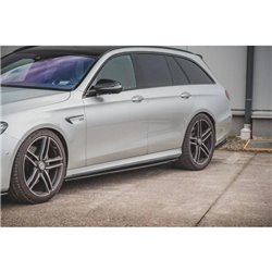 Maxton - Rajouts Des Bas De Caisse Mercedes-Benz E63 AMG Estate/Sedan S213/W213 Noir Brillant