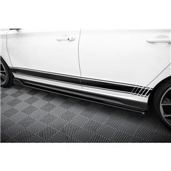 Maxton - Rajouts Des Bas De Caisse V.5 Hyundai I30 N / N-Line Hatchback / Fastback Mk3 / Mk3 Facelift Noir Brillant