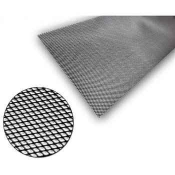 Universel Grille Aluminium Noir 5x3mm 100x30cm
