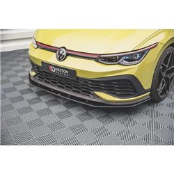 Maxton - Street Pro Lame Du Pare-Chocs Avant Volkswagen Golf GTI Clubsport Mk8 Noir