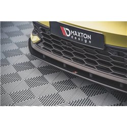 Maxton - Street Pro Lame Du Pare-Chocs Avant Volkswagen Golf GTI Clubsport Mk8 Noir