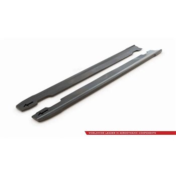 Maxton - Rajouts Des Bas De Caisse V.4 Hyundai I30 N / N-Line Hatchback / Fastback Mk3 / Mk3 Facelift Noir Brillant
